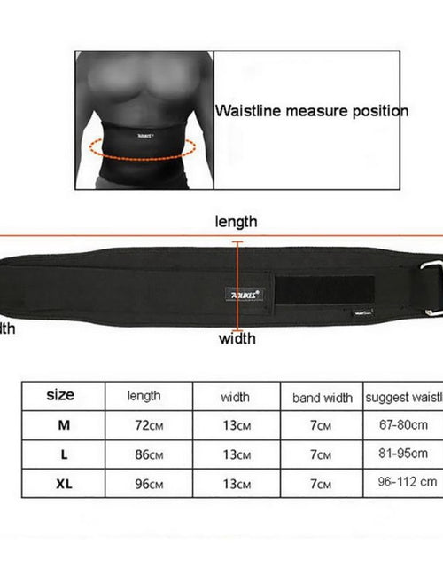 Load image into Gallery viewer, Nylon EVA Weight Lifting Weightlifting Squat Belt
