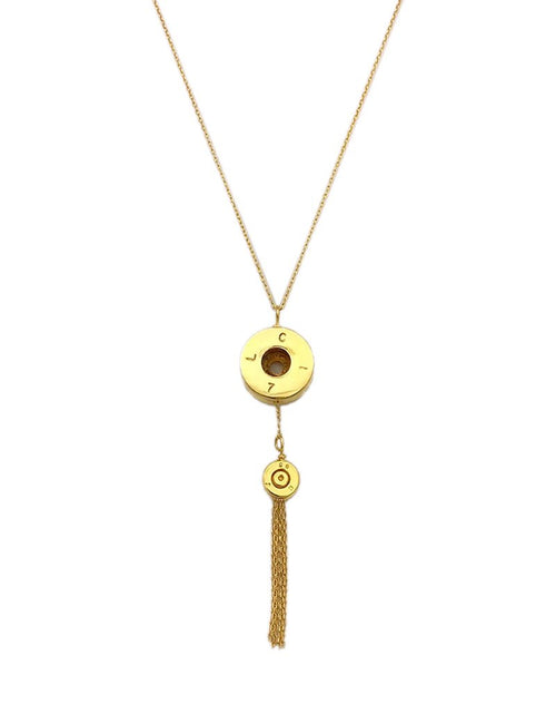 Load image into Gallery viewer, Bullet Tassel Necklace
